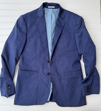 Men s Express Photographer Fitted Jacket 36 Short Blue
