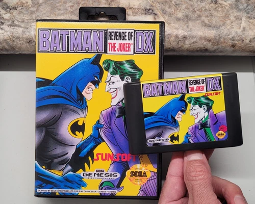 Batman Revenge of the Joker: "DX Edition" for Sega Genesis + case & artwork