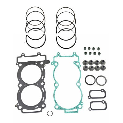 Polaris 2011-2014 RZR 900 Top End Refresh Kit 2 Piston rings Top end gasket set