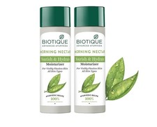 2 x Biotique Morning Nectar Visibly Flawless Skin Moisturizer Cream 120ml
