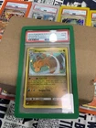 Dragonite Holo #119 PSA 9 2019 Pokemon Sun & Moon Team Up Cosmos Holo 🩸 & Swirl