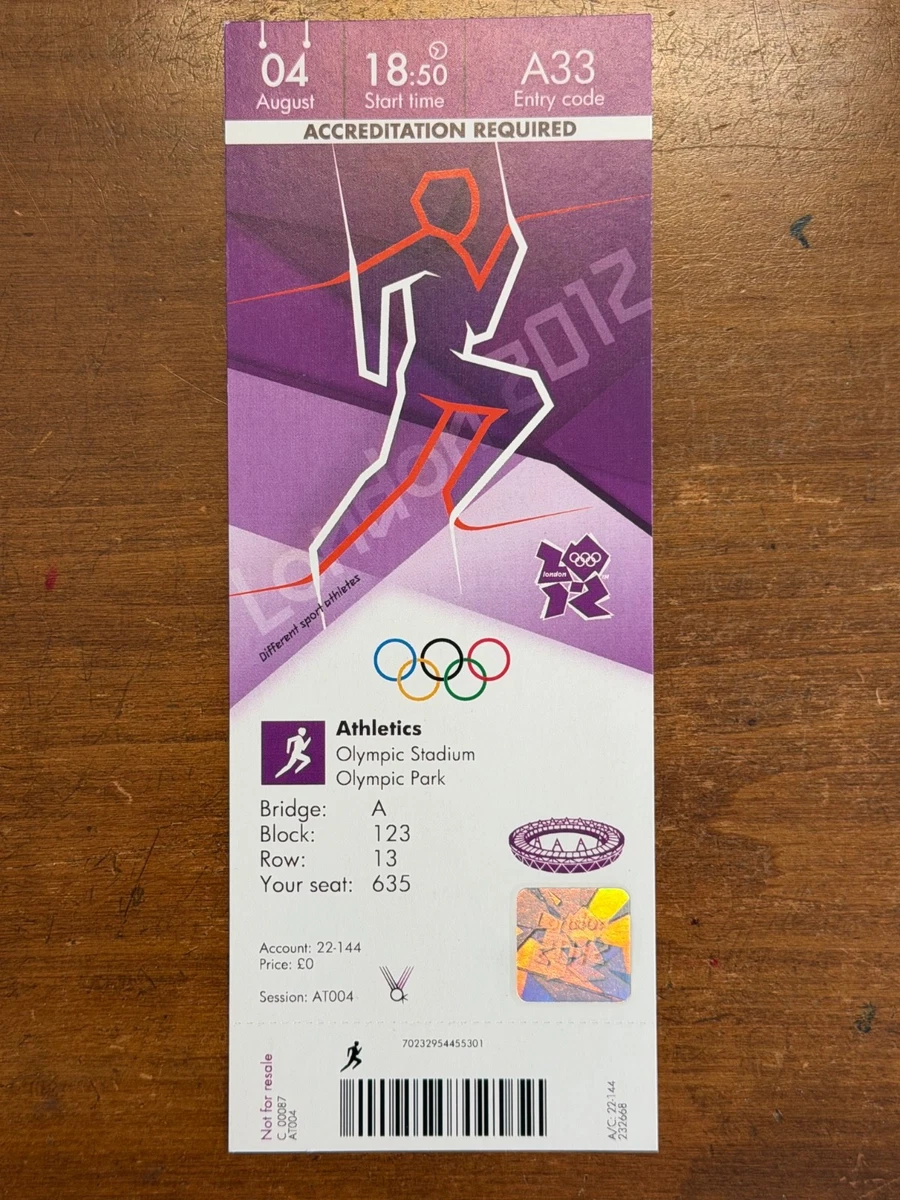 London 2012 Event Olympics Tickets for sale | eBay