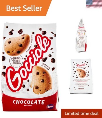 Energizing Gocciole Chocolate Biscuits - Nutritious and Delicious - 17.6 Oz