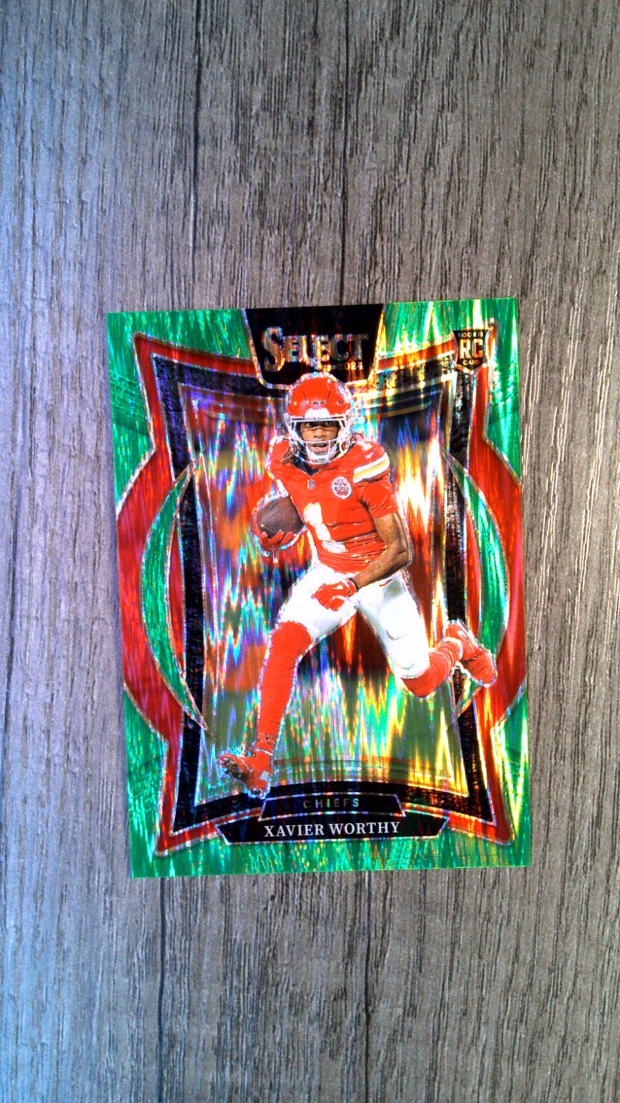 XAVIER WORTHY 2024 SELECT #32 NEON GREEN SHOCK ROOKIE 369/599