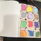 Blank Journal Sketchbook Notebook, Illustrated Color Block Cover Design — photo 3
