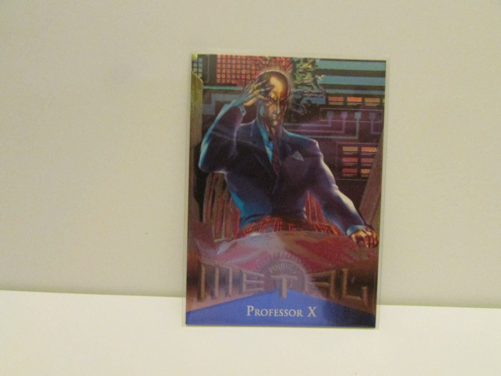 Professor X (#111) | 1995 Fleer Metal Marvel | EX