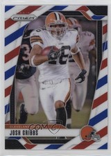 2024 Panini Prizm Red White & Blue Prizm Josh Cribbs #72 1oa8