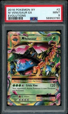 ポケモンカードゲーム M Venusaur EX #2 Evolutions 230 HP psa9 2016 Pokemon XY Evolutions M Venusaur EX #2 PSA 9 MINT | eBay
