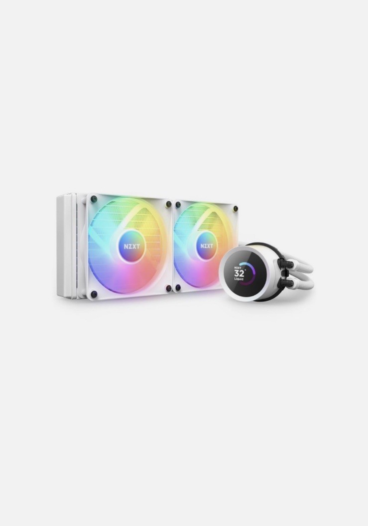 NZXT Kraken 240 RGB 2x120mm AiO Liquid CPU Cooler - Matte