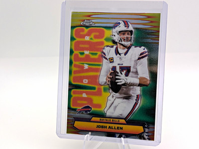 Josh Allen Topps Chrome NFL 2025  Buffalo Bills Power Players PP-2 Refractor