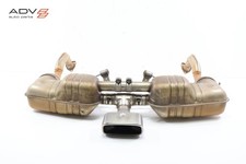 2009-2012 Porsche Boxster Exhaust System Rear Mufflers Tip Bracket Oem -set-