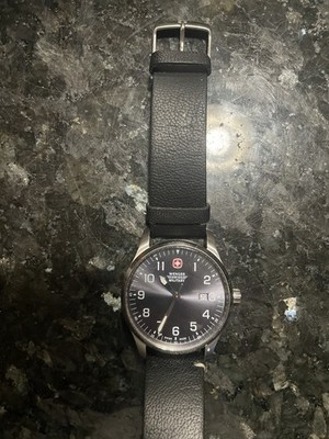 42mm Wenger Terragraph Mens Swiss Army Watch 01.9041.210 Blue