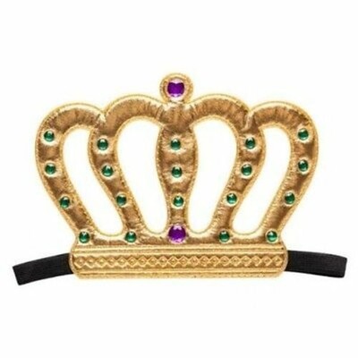 Gadget - Carnival Toys: Corona Re Oro C/Gemme In Tessuto In Busta C/Cav. -D- Car
