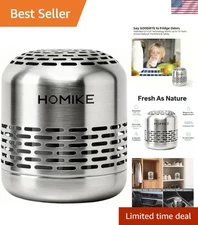 Refrigerator Deodorizer & Odor Eliminator - 10- Lifespan in Stainless Steel