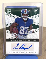 Sterling Shepard Auto Green RC Rookie - Turn of the Century 2016 Donruss Elite