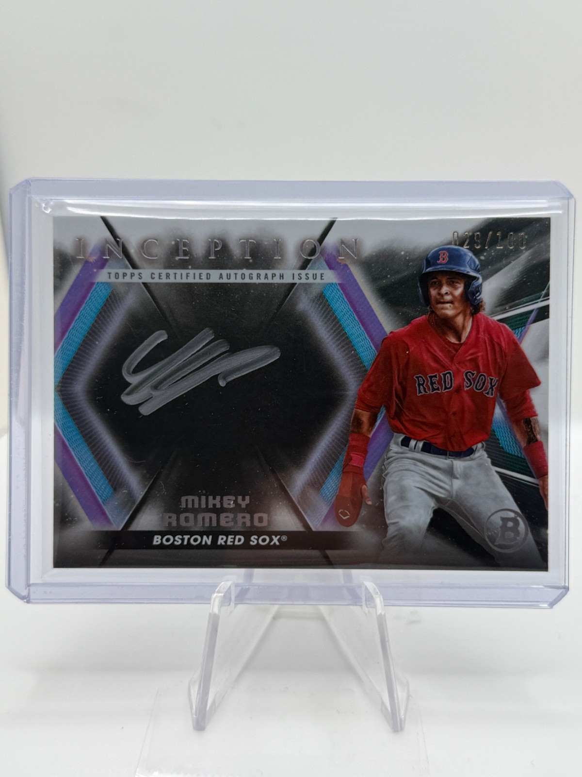 2023 Bowman Inception - Silver Signings Autograph Card ISS-MR Mikey Romero /100