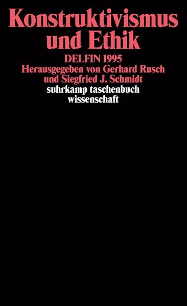 Siegfried J. Schmidt (U. A.) | Konstruktivismus Und Ethik | taschenbuch (1995)-image
