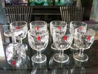 MICHELOB BEER MUGS, THUMBPRINT, STEMMED (8 TOTAL) — photo 9