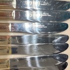 Gibson Stainless Steel Dinner Knife Serrated Beaded Handle Glossy Silver — photo 3