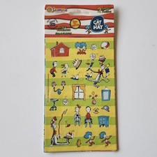 Dr. Seuss Cat In The Hat Vintage Stickers Two Sheets Sealed Journaling Scrapbook