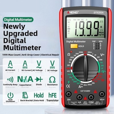 Digital Multimeter für ANENG DT9205A mit Auto Power Off und Auto Ranging