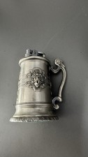 Vintage Gas Tischfeuerzeug aus Zinn Form: Bierkrug