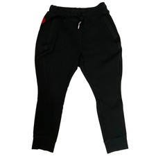 Felpa DSQUARED2 nera in pile di cotone con logo da uomo taglia S