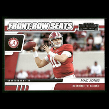 Mac Jones Rookie #15 2021 Panini Contenders Draft Picks Front-Row Seats Football