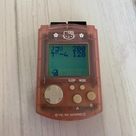 Sega Dreamcast DC Console HELLO KITTY Ver Clear Pink HKT-3000 Tested with Box