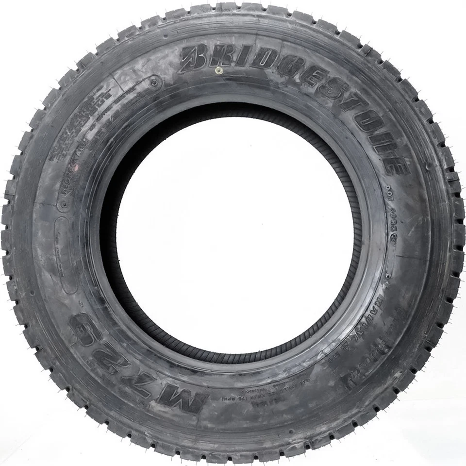 Tire Bridgestone M729F 225/70R19.5 Load F 12 Ply Drive Commercial - Image 3 of 4