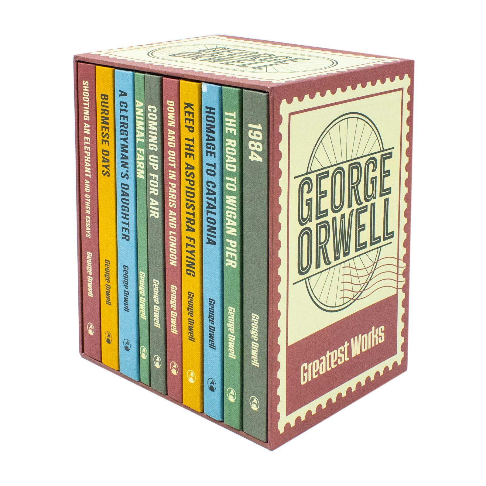 Greatest Works Of George Orwell 10 Books Hardback Collection Set Animal Farm