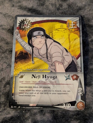 Neji Hyuga 231 x2 Naruto Shonen Jump Collectible Card Game CCG - Picture 2 of 3