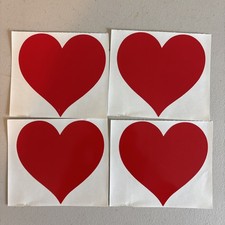 Vintage 1979 Mrs. Grossman's Stickers - GIANT HEART