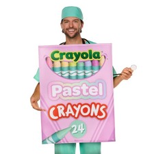 Crayola Crayon Pastel Box Quik Change  Adult Costume  One Size