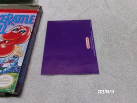 #946 Nintendo Snake Rattle 'N' Roll 1991 NES IN BOX W/MANUAL Tested Works