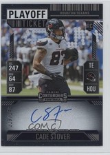 2024 Contenders Rookie RPS Variation Playoff Ticket /149 Cade Stover Auto 16hd