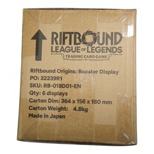 Riftbound: League of Legends TCG - Origins Booster Display Case - SEALED