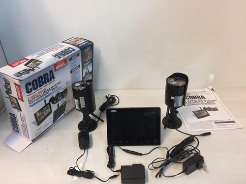 Cobra 4-Kanal kabelloses Überwachungssystem - 7" Monitor, 2 Kameras (63842)