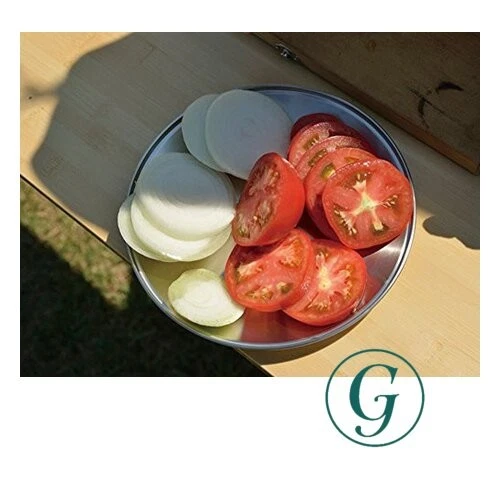 Snow Peak Tableware Plate TW-034 Stainless Steel Lightweight for Camping - Image 3 of 3