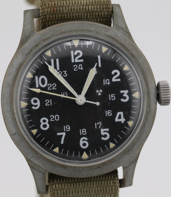 BENRUS 'H3' VIETNAM FIELD WATCH, Jul 1975, MIL-W-46374, 35.2mm, FOR REPAIR  (IP)