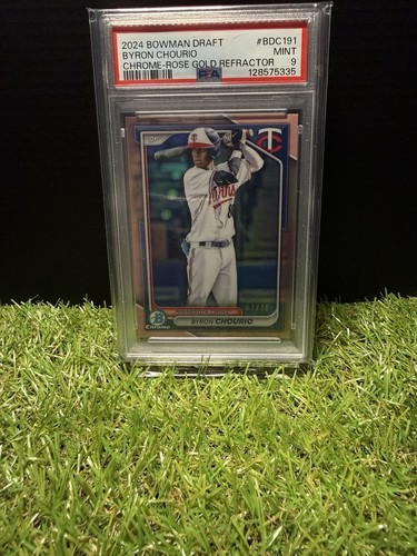 2024 Bowman Draft Byron Chourio Rose Gold /10 PSA 9 – 01/10