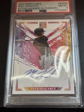2024 Panini Impeccable - Extravagance Autographs Mac Horvath #EA-MH /99 (AU, RC)
