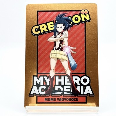 Momo Yaoyorozu My Hero Academia Metalic Card MHA Anime Collection Japan