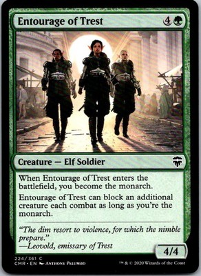 Entourage of Trest C Commander Legends 224 NM