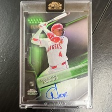 Topps Chrome Black Baseball 2026 Christian Moore RC Auto Green 67/99 Encased