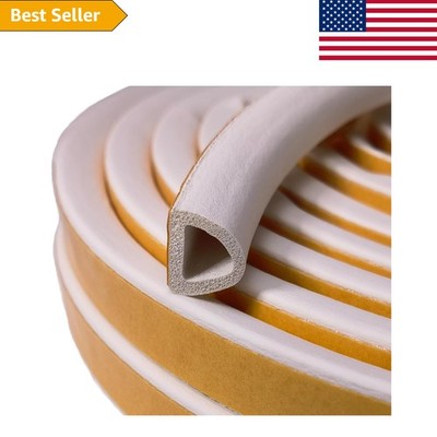 EPDM Weather Stripping Seal - 18ft Self-Adhesive with Noise Reduction Features
