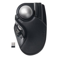 ELECOM HUGE PLUS Trackball Mouse Silent Bearing Support Rechargeable Bluetooth