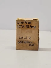 *Lot Of 9* KTK-15 Fast-Acting Fuses