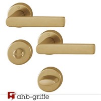 Hoppe TüRgriff Los Angeles Rosette Messing Matt Resista® Wc TüRdrüCker TüRklinke