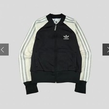 Adidas 00s Black Ivory Silver Glitter Track Top WOMAN S Official